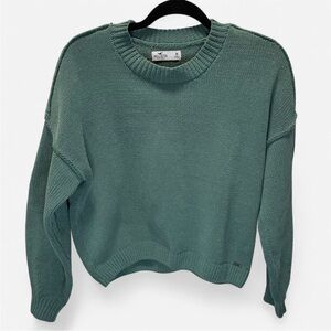 Hollister Teal Crew Neck Sweater